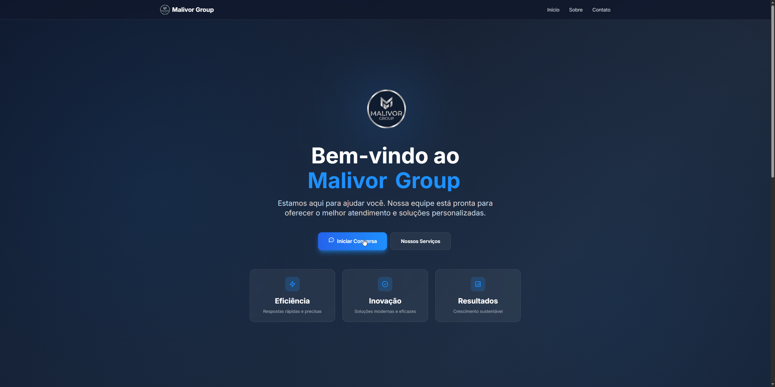 Sistema atendimento Polling — Malivor Group